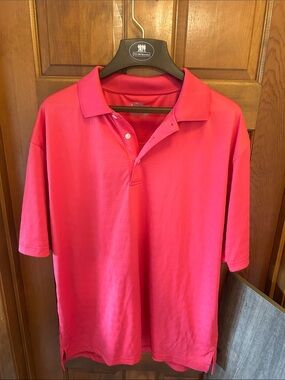 PGA Tour Men's Polo Shirt - Hot Pink